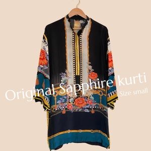 Original Sapphire silk kurti, Indian/Pakistani clothes